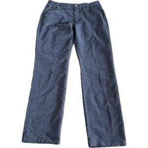 Under‎ Armour Golf Casual Flat Front Pants Charcoal Gray Men's Size 36 x 34